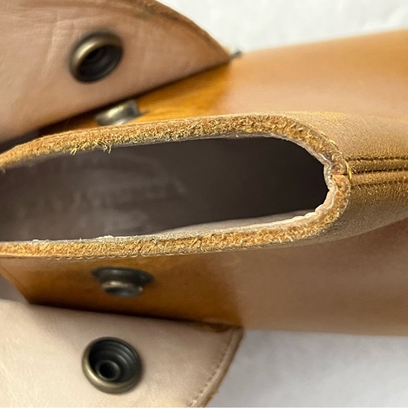 Vintage La Zapateria Peruvian Artisan Leather Ankle Boots Size 8 - Picture 7 of 16